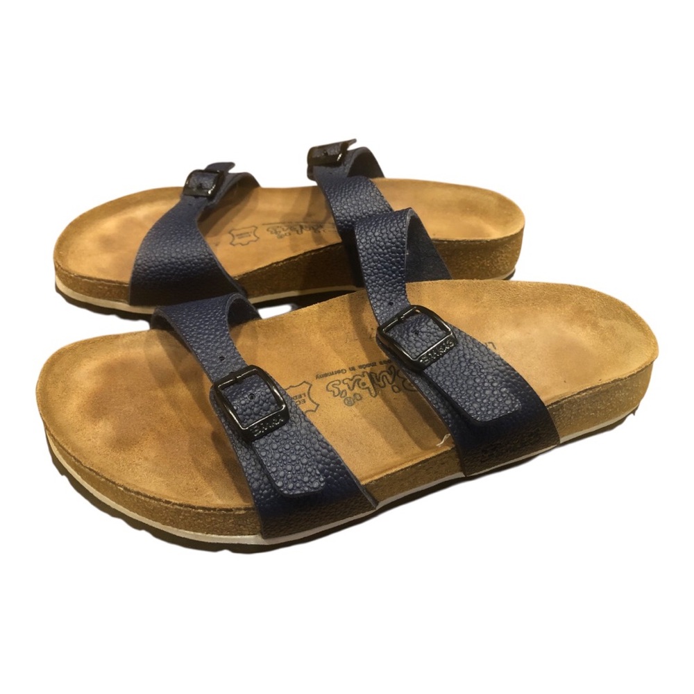 Birki’s Birkenstock Navy Two Strap Sandals Women’s Size 7